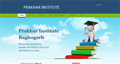 Desktop Screenshot of prakharindia.com